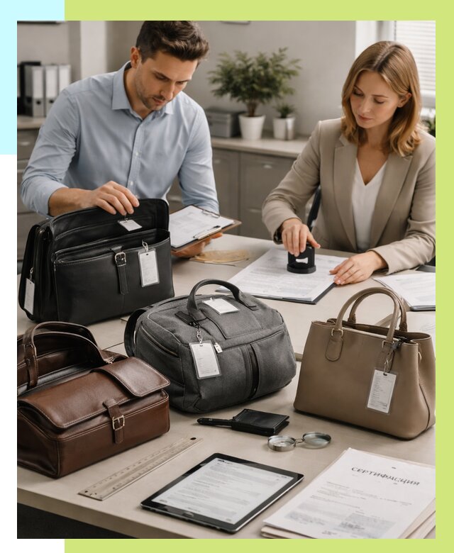 Сертификация сумок в Саратове от 7675 руб. | Алешин-Срт