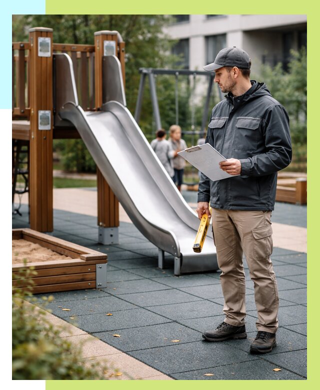 Сертификация детских площадок в Саратове от 25583 р. | Алешин-Срт