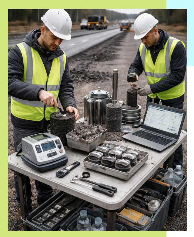 Сертификация асфальта: испытания и подтверждение в Саратове