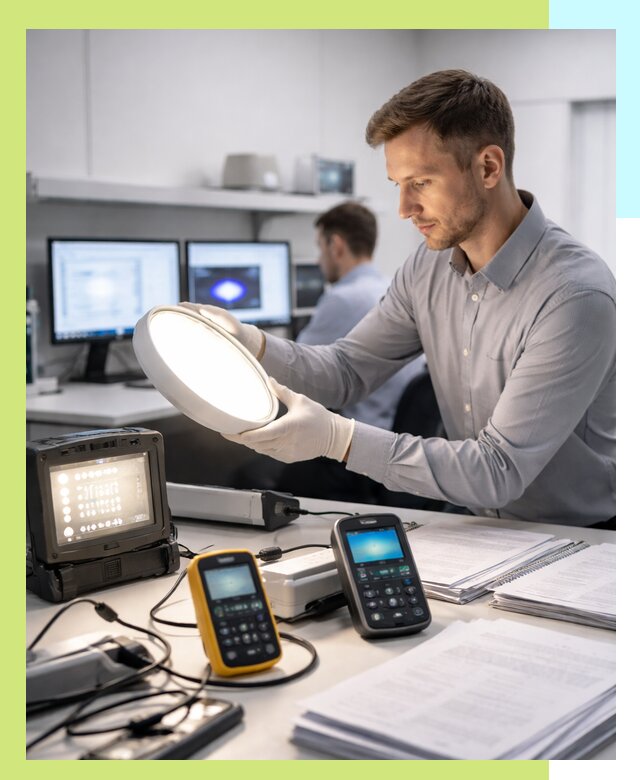 Сертификация светильников в Саратове: испытания и оформление