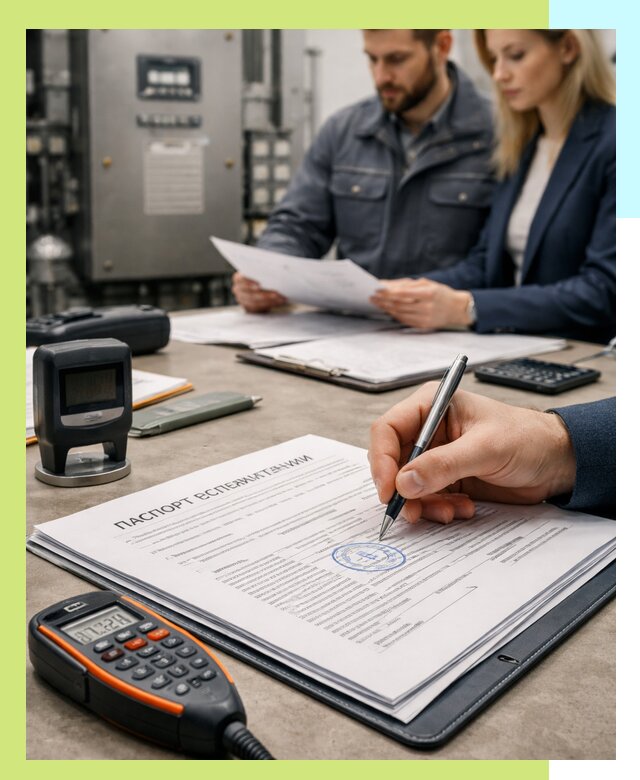 Оформление паспорта эксплуатации оборудования в Саратове