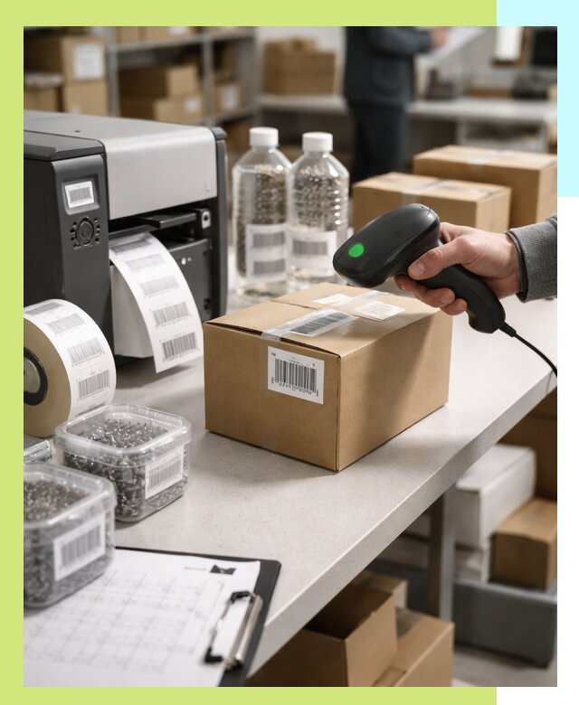 Штрихкодирование продукции и маркировка для продажи в Саратове