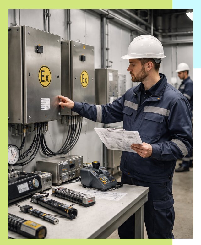 Сертификат взрывозащиты промышленного оборудования в Саратове