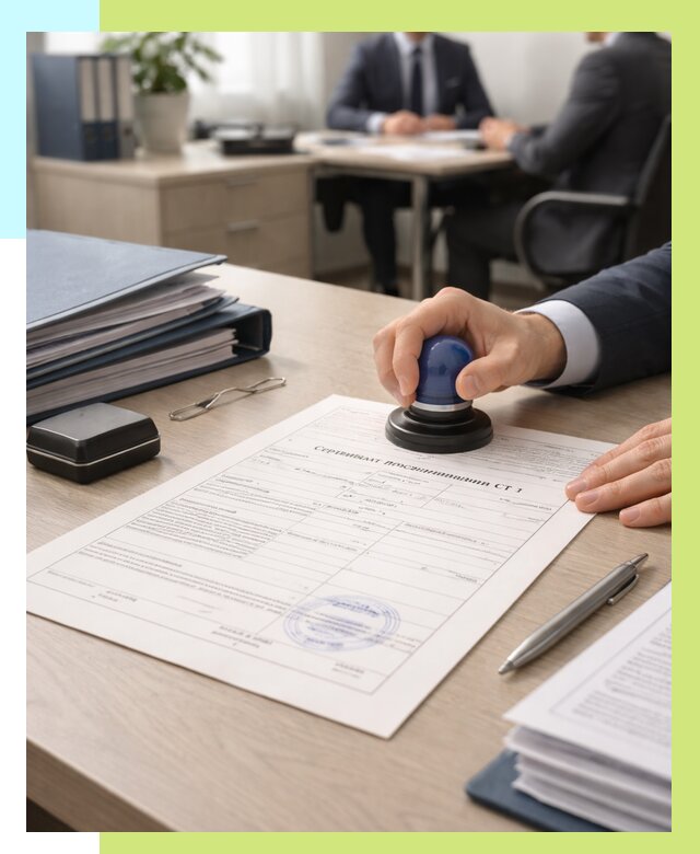 Сертификат происхождения СТ 1 в Саратове от 4605 р. | Алешин-Срт