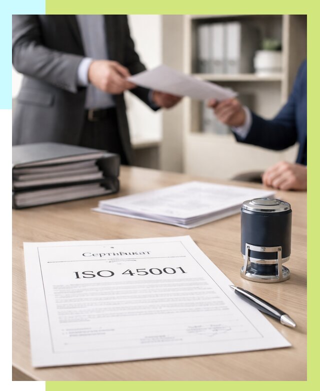 Сертификат ISO 45001 в Саратове под ключ от 46049 р. | Алешин-Срт